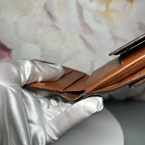 07 Louis Vuitton Monogram Porto Monevier Cardi Double Hook Trifold Wallet Unisex - Picture 10 of 17